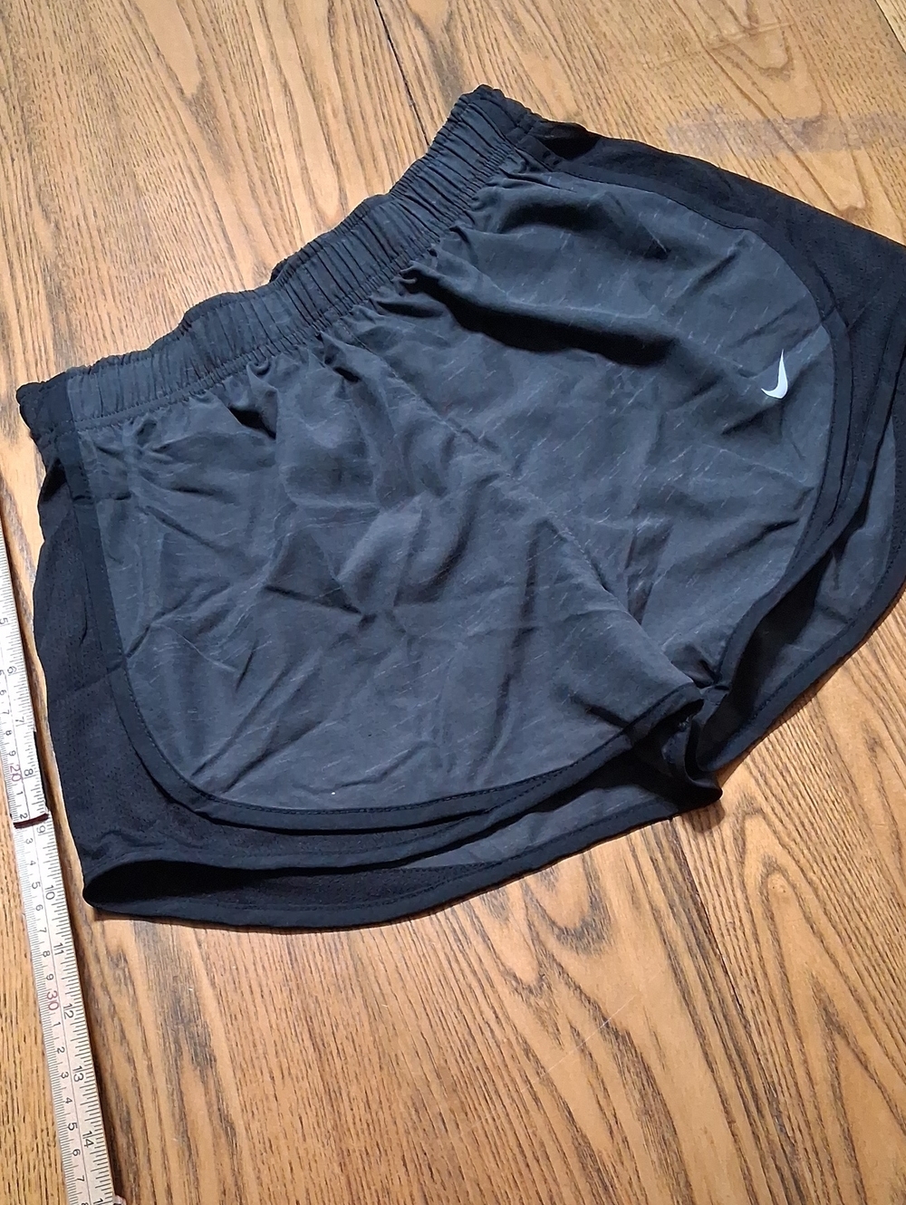 NIKE Women Shorts SMALL BLACK DRI FIT Workout Athleticwear Running NEW